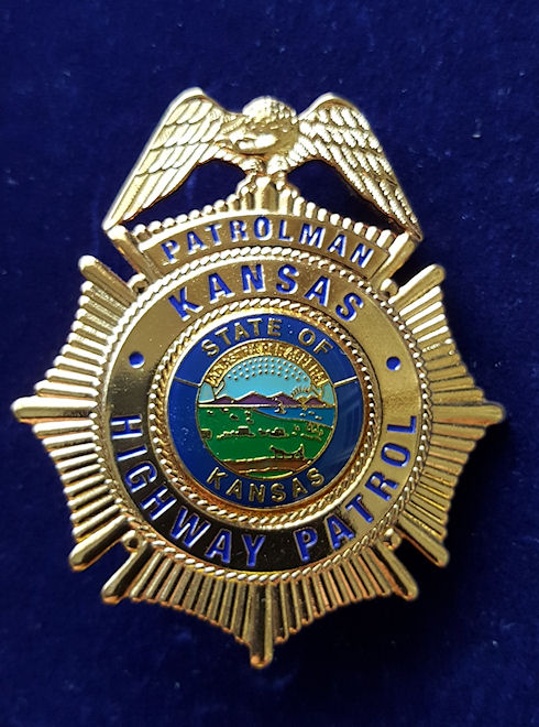 Police Badge Kansas Highway Patrol Usa P